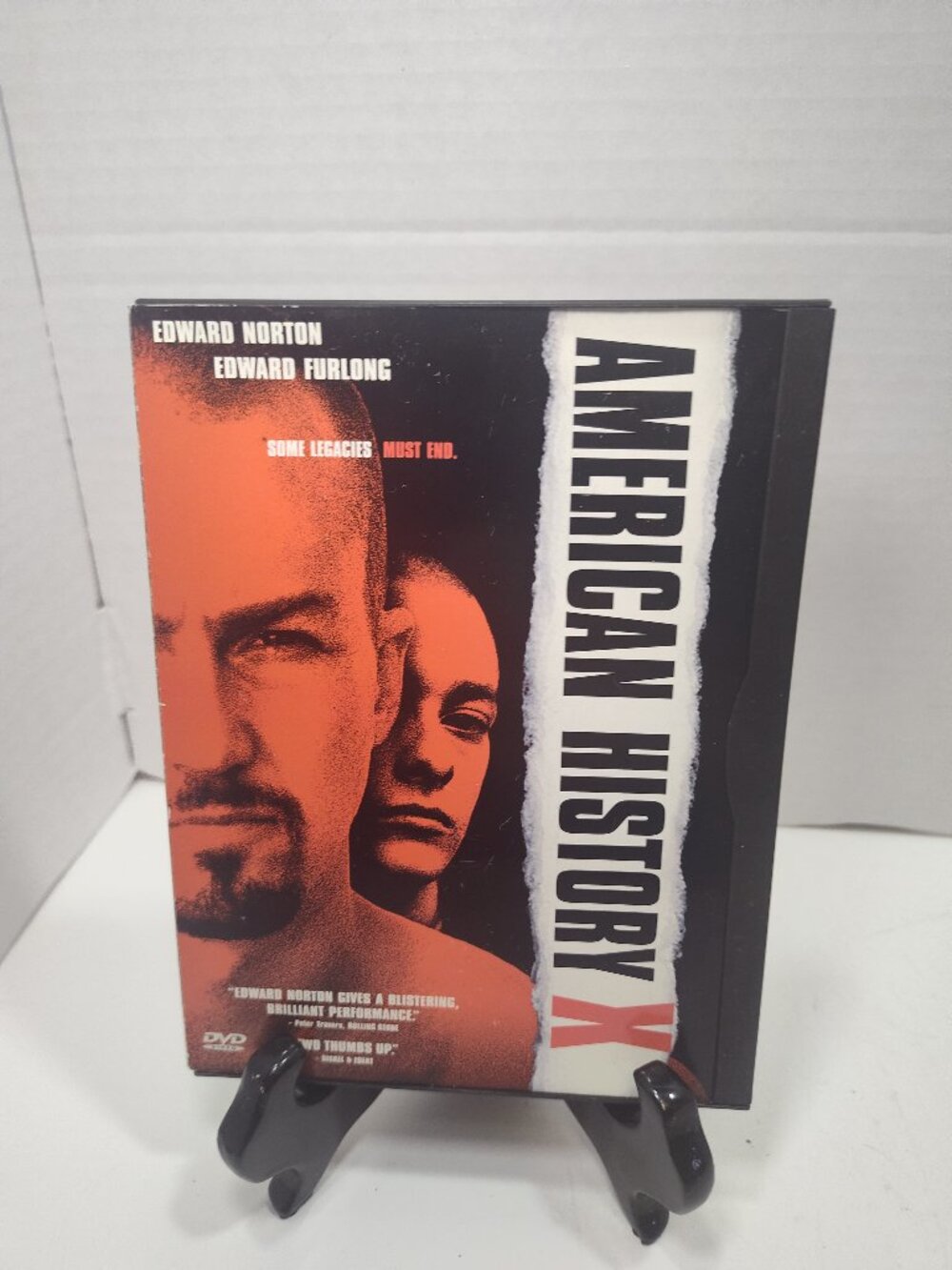 American History X DVD 1998 Edward Norton Edward Furlong Snap Case